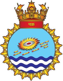 Coat of arms (crest) of the INS Chakra, Indian Navy