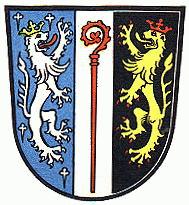 Wappen von Sankt Ingbert (kreis)/Arms of Sankt Ingbert (kreis)