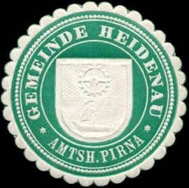 Seal of Heidenau (Sachsen)