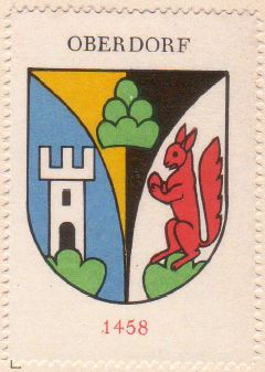 Wappen von/Blason de Oberdorf (Nidwalden)