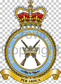 Coat of arms (crest) of the Royal Air Force Regiment
