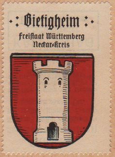 Wappen von Bietigheim (Bietigheim-Bissingen)/Coat of arms (crest) of Bietigheim (Bietigheim-Bissingen)