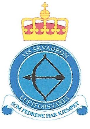 Coat of arms (crest) of the 338th Squadron, Norwegian Air Force