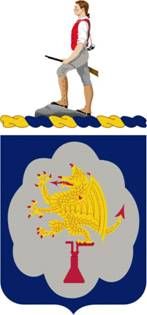 Coat of arms (crest) of 490th Chemical Battalion, US Army