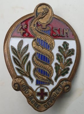 Blason de 4th Military Nurses Section, French Army/Arms (crest) of 4th Military Nurses Section, French Army