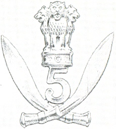 Coat of arms (crest) of 5th Gorkha Rifles (Frontier Force), Indian Army