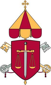 Arms (crest) of Basilica of St. Michael the Archangel, Pensacola