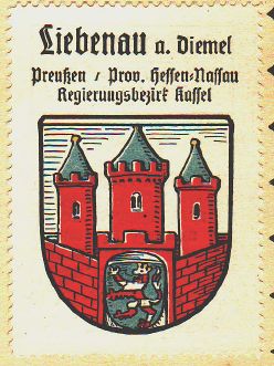 Wappen von Liebenau (Hessen)