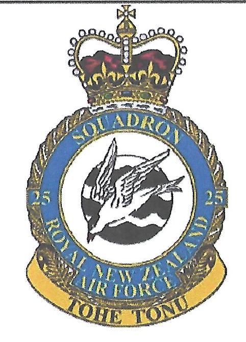 Coat of arms (crest) of the No 25 Squadron, RNZAF