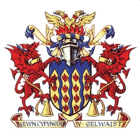 Arms of North Wales Fire and Rescue Service