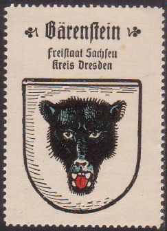 Wappen von Bärenstein (Altenberg)/Coat of arms (crest) of Bärenstein (Altenberg)
