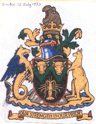 Arms (crest) of King Island
