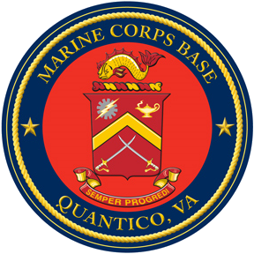 Coat of arms (crest) of Marine Corps Base Quantico, Virginia, USMC