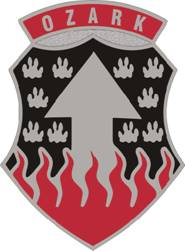 Coat of arms (crest) of Ozark High School Junior Reserve Officer Training Corps, US Army