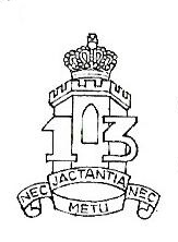 Coat of arms (crest) of the 13th Line Infantry Regiment, Belgian Army