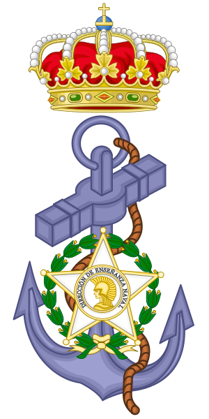 Coat of arms (crest) of the Directorate of Naval Education, Spanish Navy