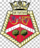 Coat of arms (crest) of the RFA Sir Tristam, United Kingdom