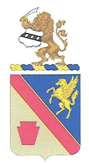 Arms of 628th Support Battalion, Pennsylvania Army National Guard
