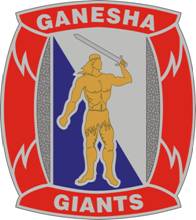 Coat of arms (crest) of Ganesha High School Junior Reserve Officer Training Corps, US Army