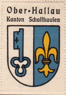 Wappen von/Blason de Oberhallau
