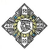 Coat of arms (crest) of the 58th Infantry Regiment, Polish Army