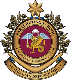 Coat of arms (crest) of the Australian Defence Force Parachuting School