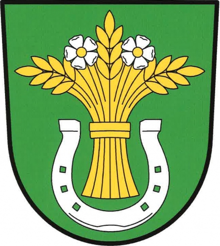 Arms of Kvítkovice (České Budějovice)