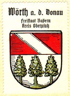 Wappen von Wörth an der Donau/Coat of arms (crest) of Wörth an der Donau