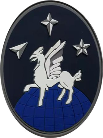 Coat of arms (crest) of the 50th Operations Support Squadron, US Space Force