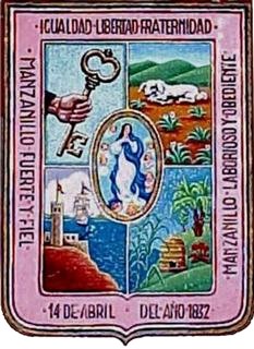 Arms (crest) of Manzanillo (Granma)