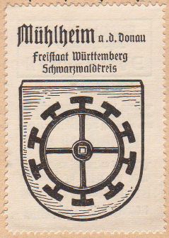 Wappen von Mühlheim an der Donau/Coat of arms (crest) of Mühlheim an der Donau