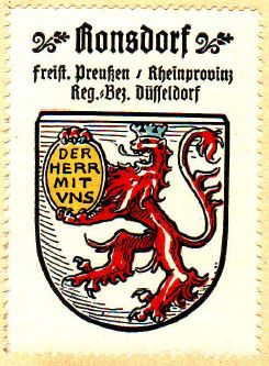 Wappen von Ronsdorf/Coat of arms (crest) of Ronsdorf