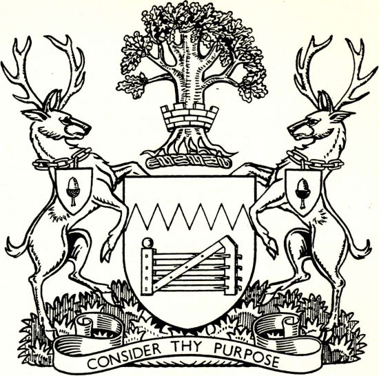 Arms (crest) of the Stevenage Development Corporation