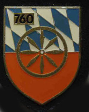 Coat of arms (crest) of the Traffic Command 760, German Army