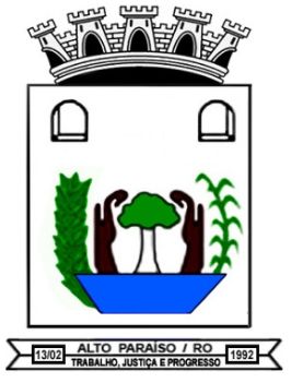 Brasão de Alto Paraíso (Rondônia)/Arms (crest) of Alto Paraíso (Rondônia)