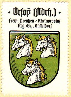 Wappen von Orsoy/Coat of arms (crest) of Orsoy