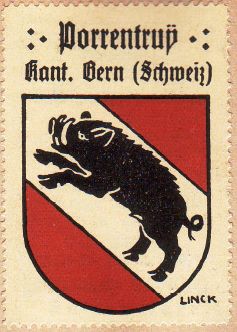 Wappen von/Blason de Porrentruy