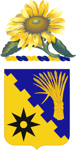 Coat of arms (crest) of 114th Cavalry Regiment, Kansas Army National Guard