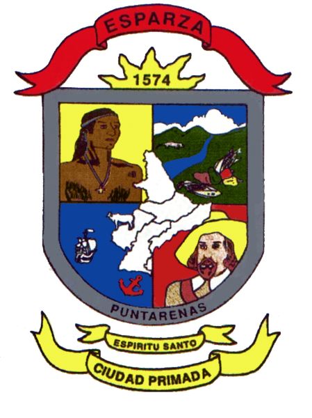 Arms (crest) of Esparza Canton