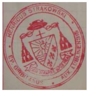 Arms (crest) of Henryk Strakowski