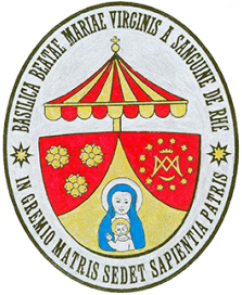 Arms (crest) of Basilica Shrine of Virgin Mary of the Blood, Rhe