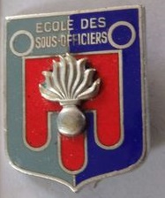 Coat of arms (crest) of the Non-Commissioned Officers Materiel School, French Army