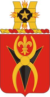 Arms of 589th Support Battalion, US Army