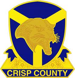 Coat of arms (crest) of Crisp Country High School Junior Reserve Officer Training Corps, US Army