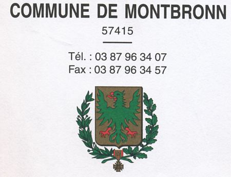 Blason de Montbronn/Coat of arms (crest) of {{PAGENAME