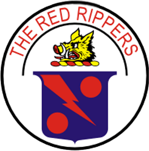 Coat of arms (crest) of the VFA-11 Red Rippers, US Navy