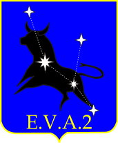 Coat of arms (crest) of the Air Vigilance Squadron No. 2 and Villatobas Air Force Barracks, Spanish Air Force