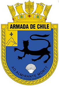 Coat of arms (crest) of the Auxiliary Ship Almirante Montt (AO-52), Chilean Navy