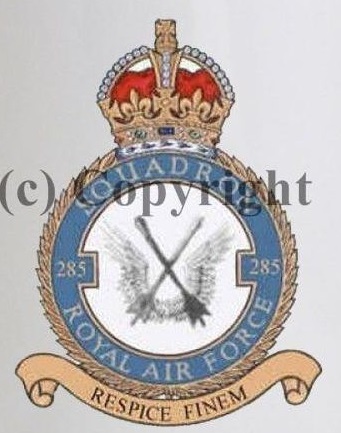 Coat of arms (crest) of the No 285 Squadron, Royal Air Force