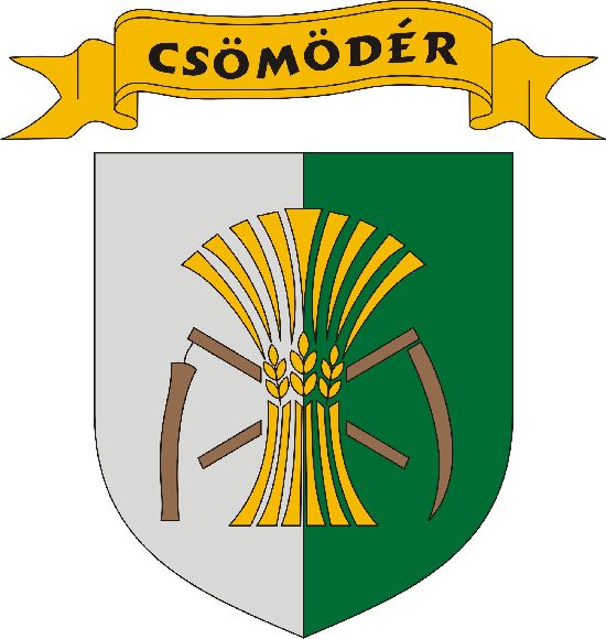 350 pxCsömödér (címer, arms)